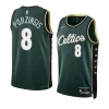 kristaps porzingis celticsjersey 2022 2023city edition greenswingman