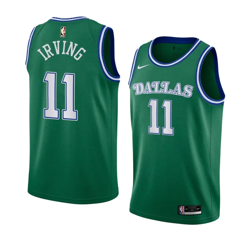 kyrie irving mavericksjersey 2022 2023classic edition greenswingman