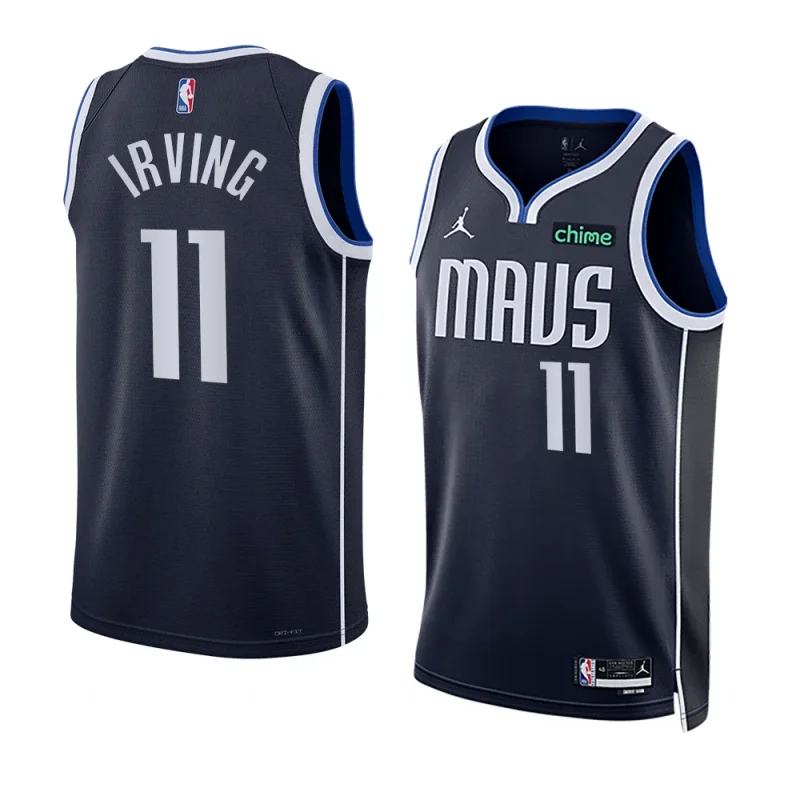 kyrie irving mavericksjersey 2022 2023statement edition navyswingman