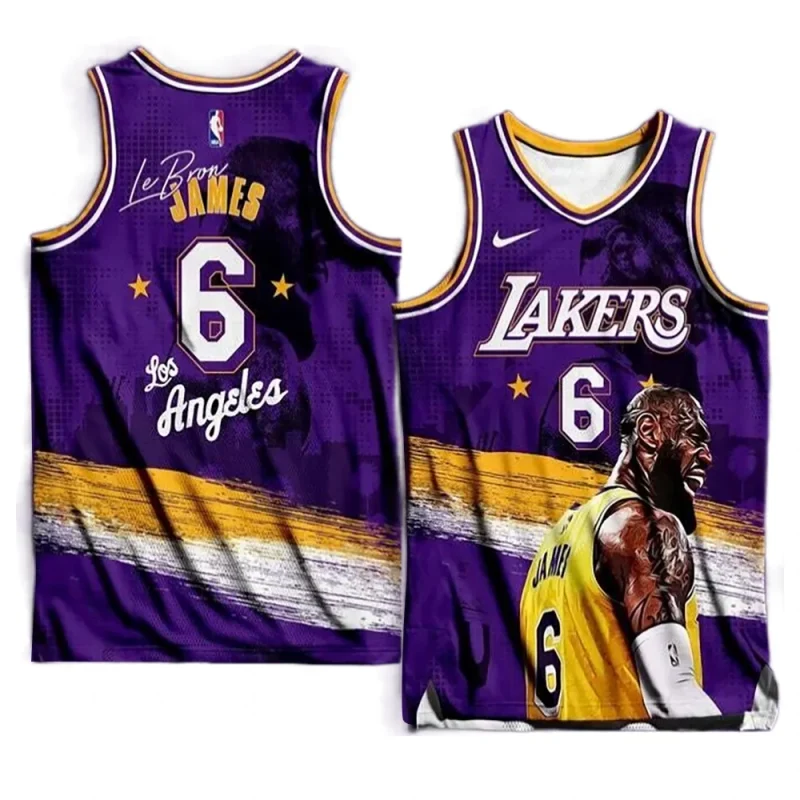 lebron james lakers king james basketballjersey purple