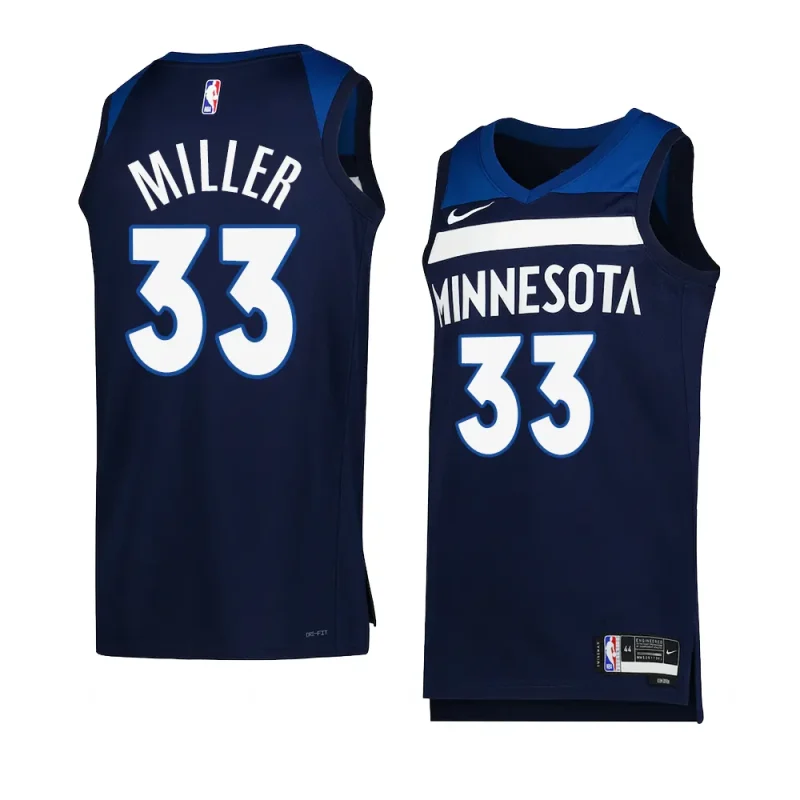 leonard miller men 2023 nba draft jersey icon edition navy