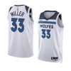 leonard miller timberwolves association edition white 2023 nba draft jersey