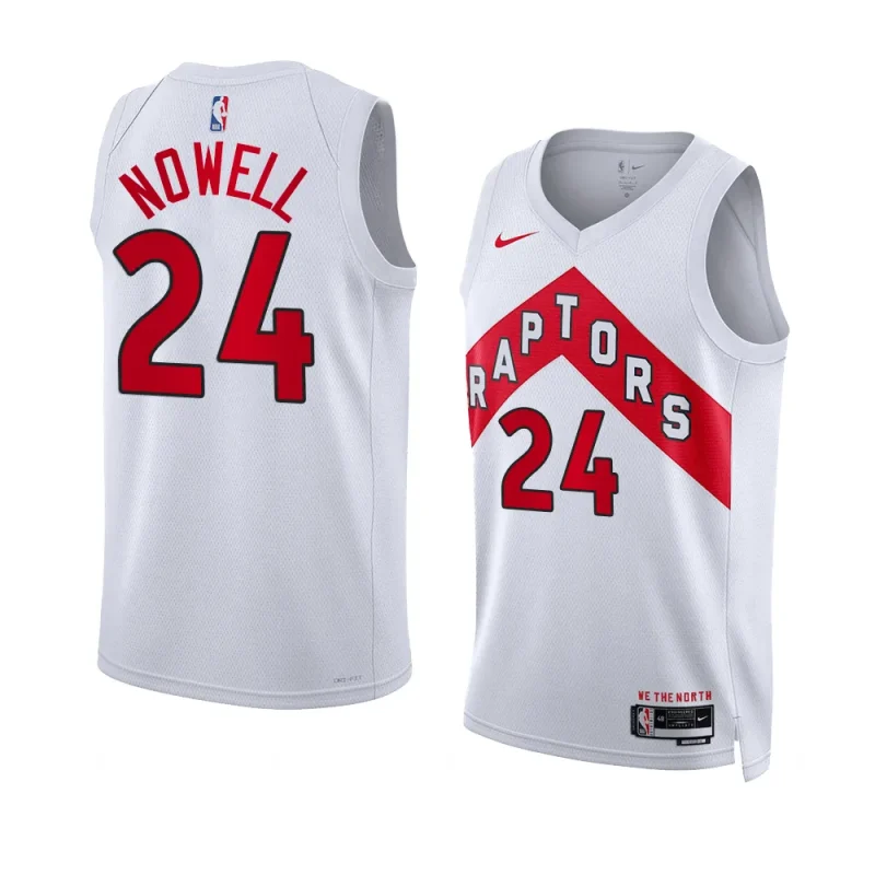 markquis nowell raptorsjersey 2022 2023association edition whiteswingman