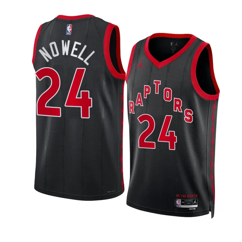 markquis nowell raptorsjersey 2022 2023statement edition blackswingman