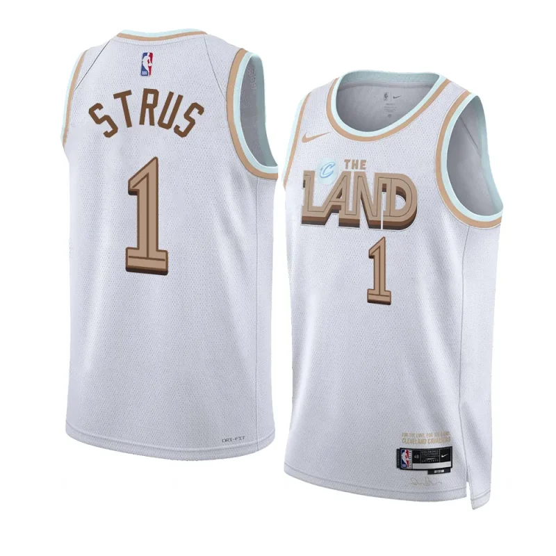 max strus men swingman jersey city edition white