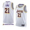 maxwell lewis lakersjersey 2022 2023association edition white2023 nba draft