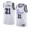 maxwell lewis lakersjersey 2022 2023city edition white2023 nba draft