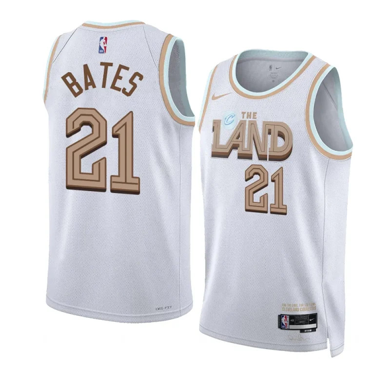 men emoni bates white city edition cavaliersjersey