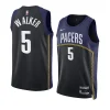 men jarace walker black city edition pacersjersey