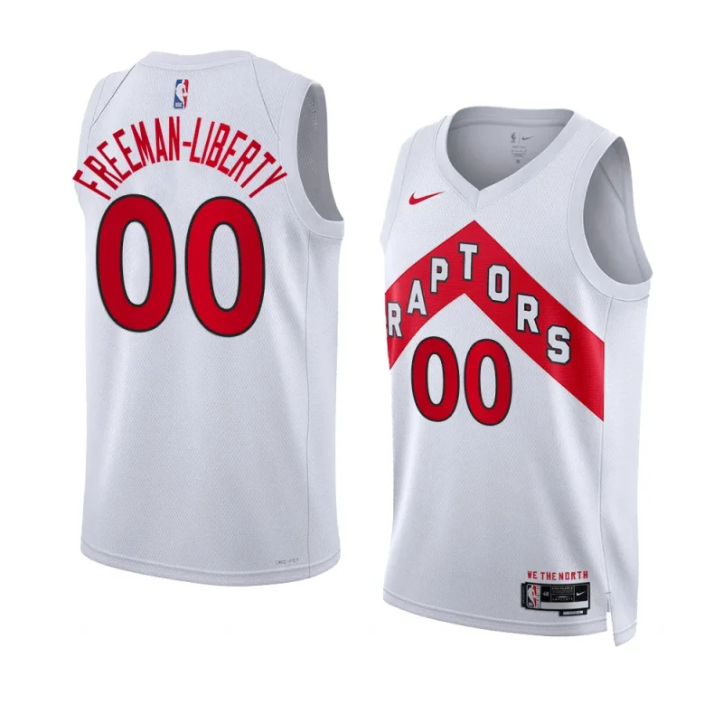 men javon freeman liberty white association edition raptorsjersey