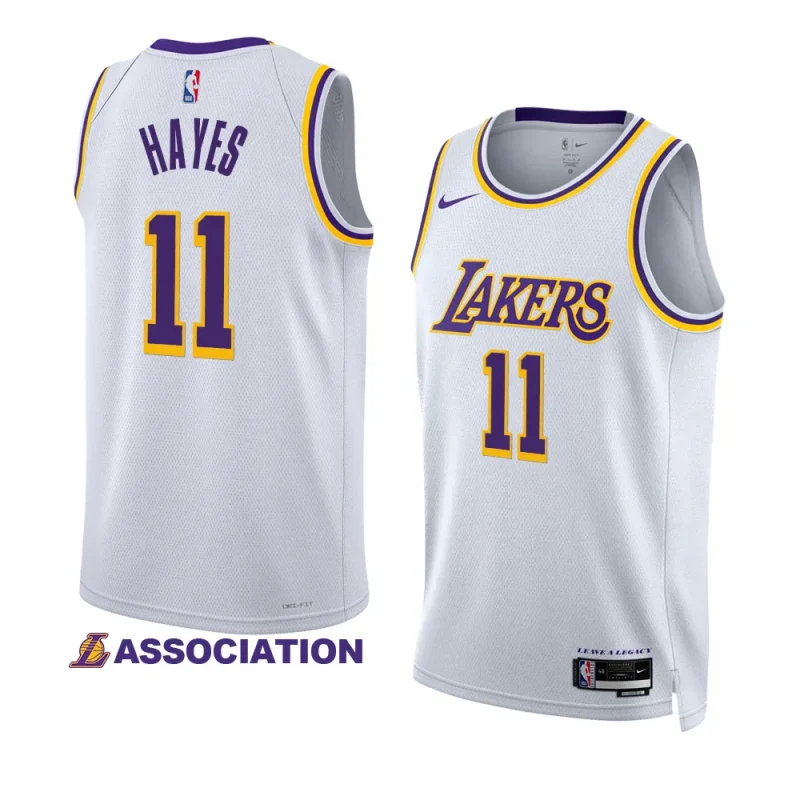 men jaxson hayes white association edition lakersjersey