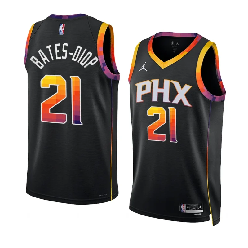 men keita bates diop black statement edition phoenix sunsjersey