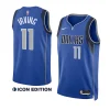 men kyrie irving royal icon edition mavericksjersey