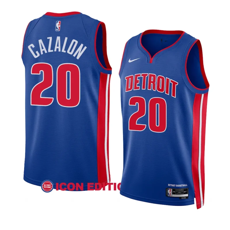 men malcolm cazalon blue icon edition pistonsjersey