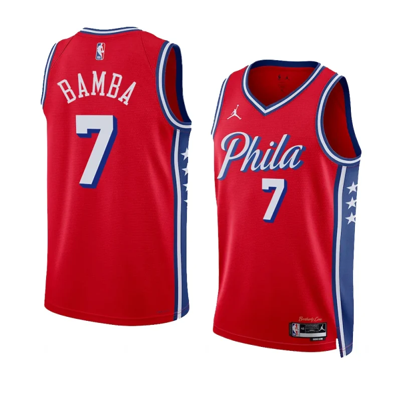 men mo bamba red statement edition 76ersjersey