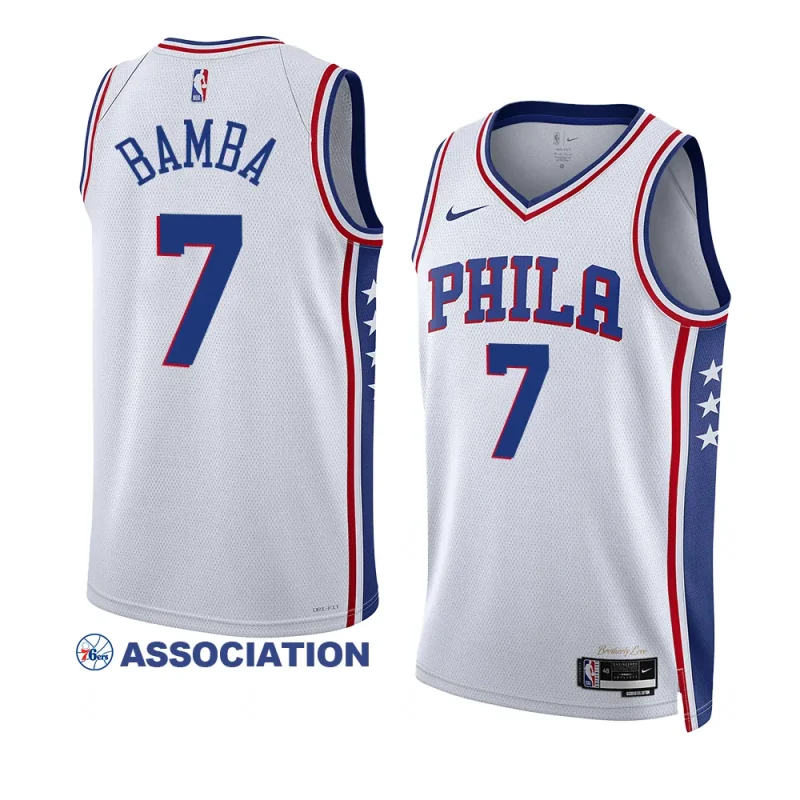 men mo bamba white association edition 76ersjersey