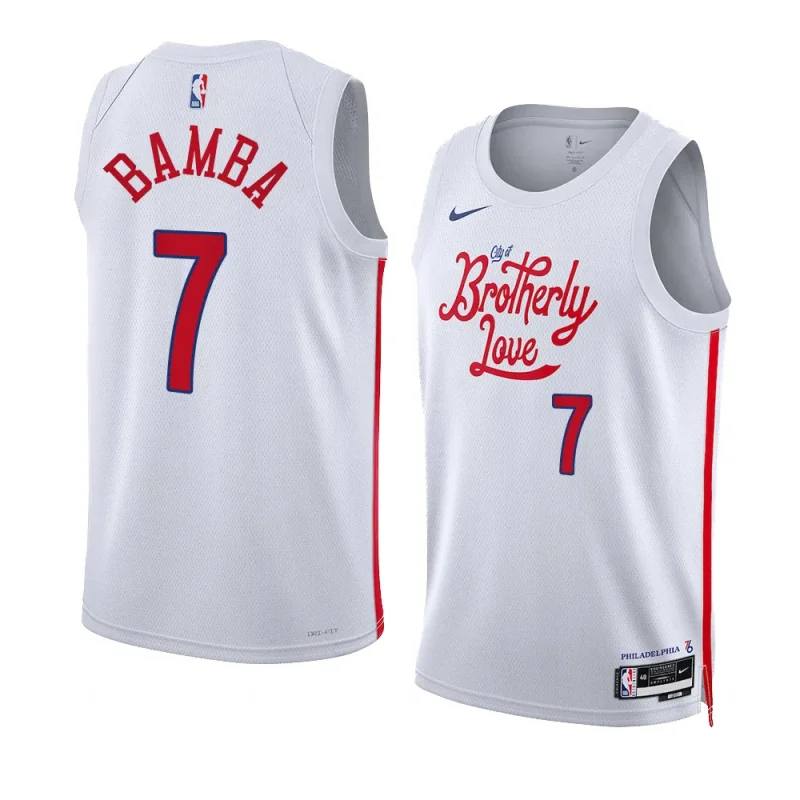 men mo bamba white city edition 76ersjersey