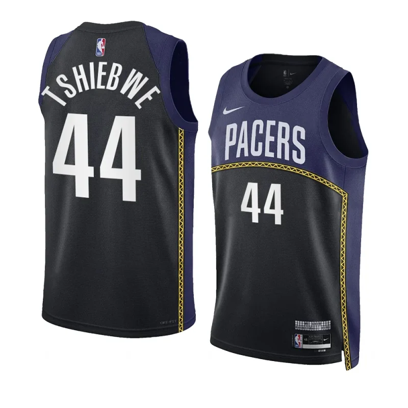 men oscar tshiebwe black city edition pacersjersey