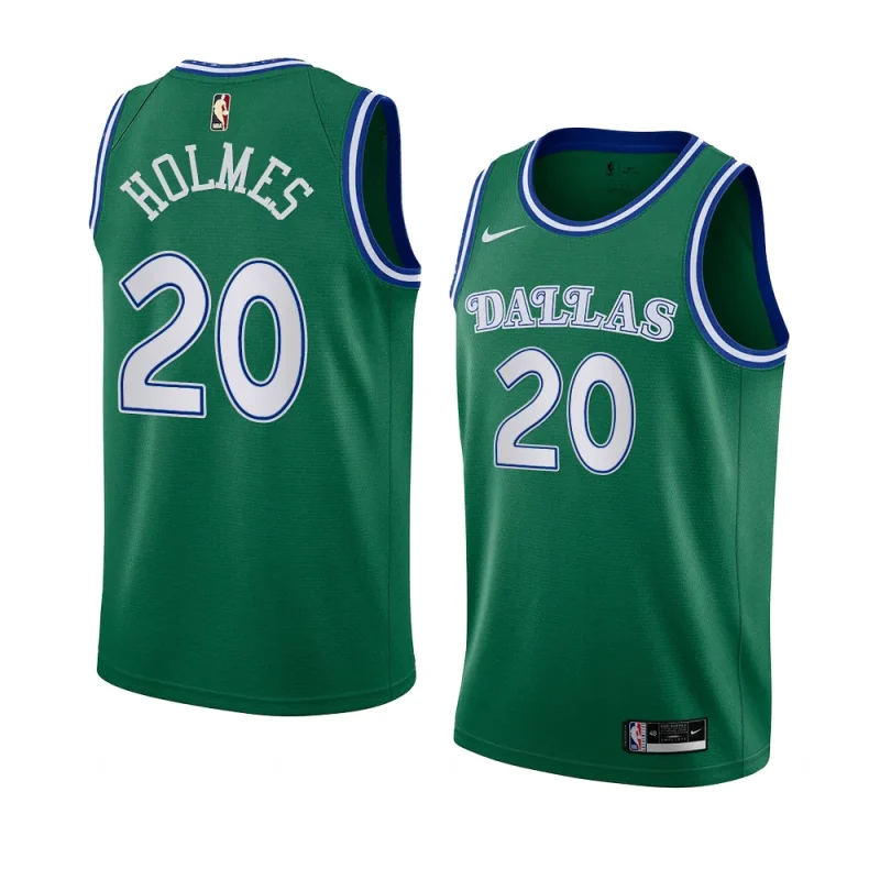 men richaun holmes green classic edition mavericksjersey