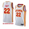 men rudy gay white association edition hawksjersey