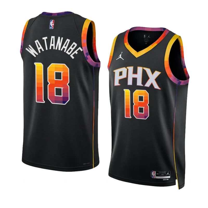 men yuta watanabe black statement edition phoenix sunsjersey