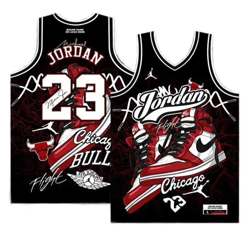 michael jordan bulls goat edition blackjersey black