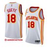 mouhamed gueye hawks association edition white 2023 nba draft jersey