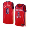 naji marshall pelicansjersey 2023 24statement edition redswingman