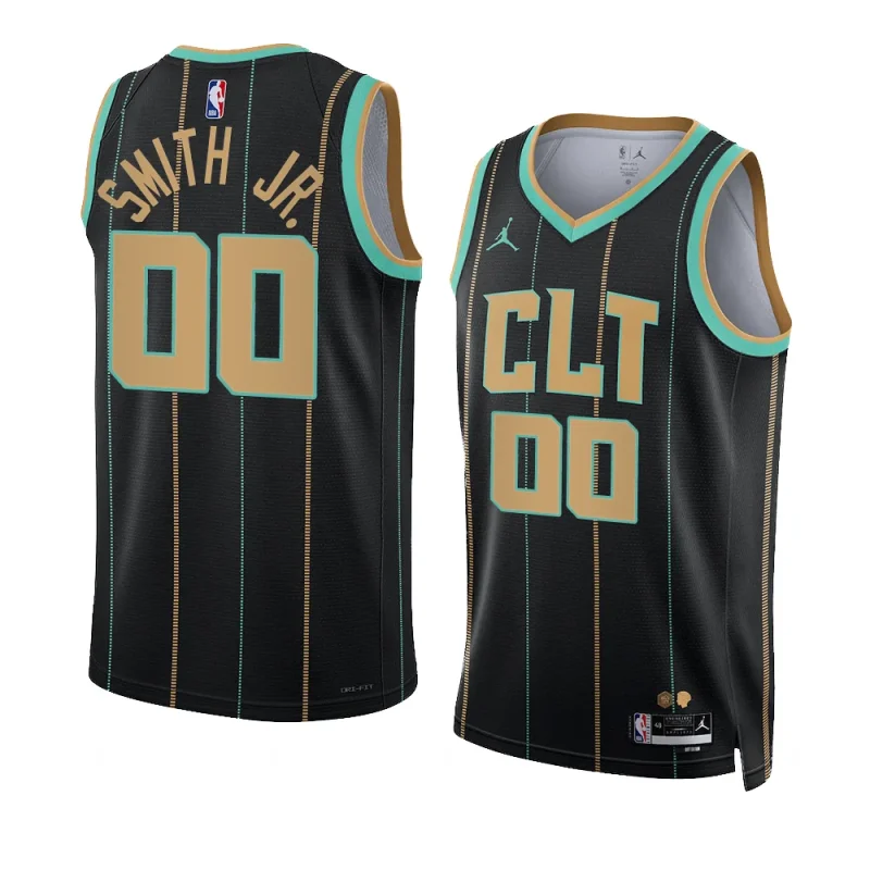 nick smith jr. hornetsjersey 2022 23city edition black2023 nba draft