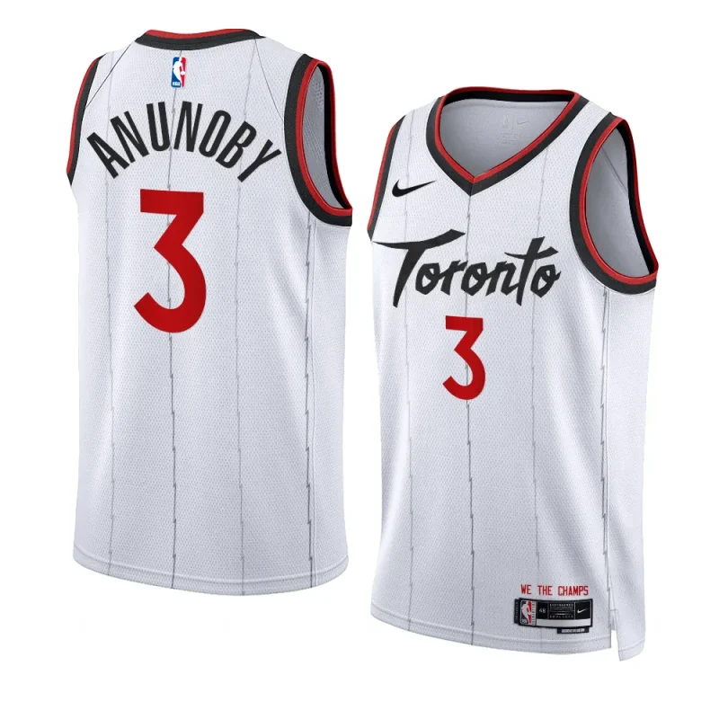 og anunoby raptorsjersey 2023 24association edition whiteswingman