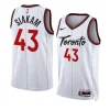 pascal siakam raptorsjersey 2023 24association edition whiteswingman