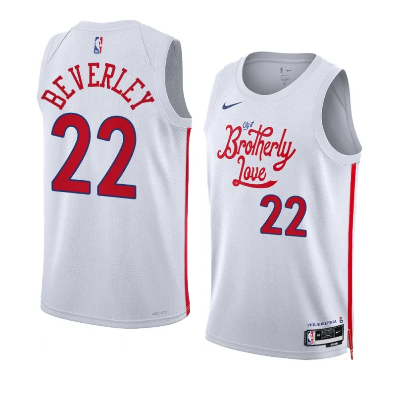 patrick beverley 76ersjersey 2022 23city edition whiteswingman