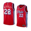 patrick beverley 76ersjersey 2022 23statement edition redswingman