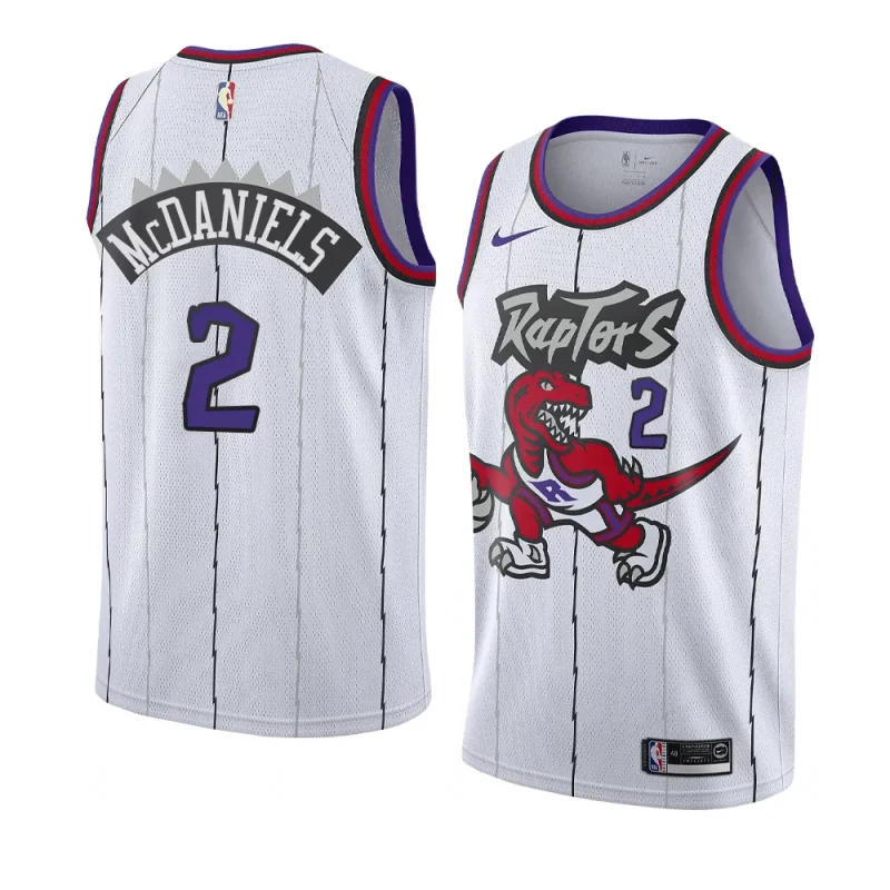 raptors jalen mcdaniels white 2022 2023classic edition swingman jersey