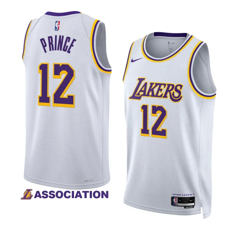 taurean prince men swingman jersey association edition white