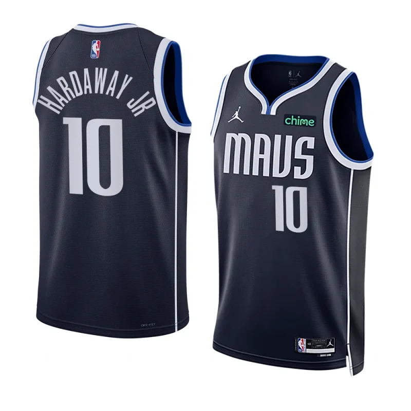 tim hardaway jr. mavericksjersey 2022 2023statement edition navyswingman