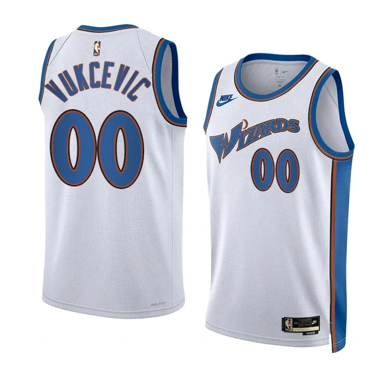 tristan vukcevic wizardsjersey 2022 2023classic edition white2023 nba draft