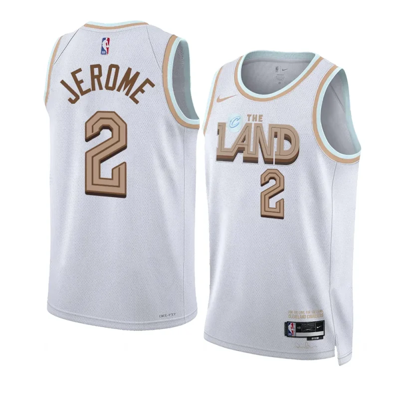 ty jerome men swingman jersey city edition white