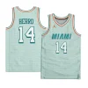 tyler herro heat customized design greenjersey green