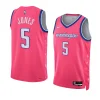 tyus jones men swingman jersey city edition pink