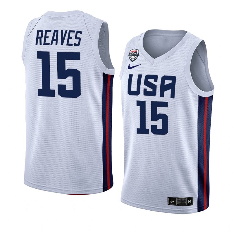 usa basketball fiba world cup 2023 austin reaves white home jersey