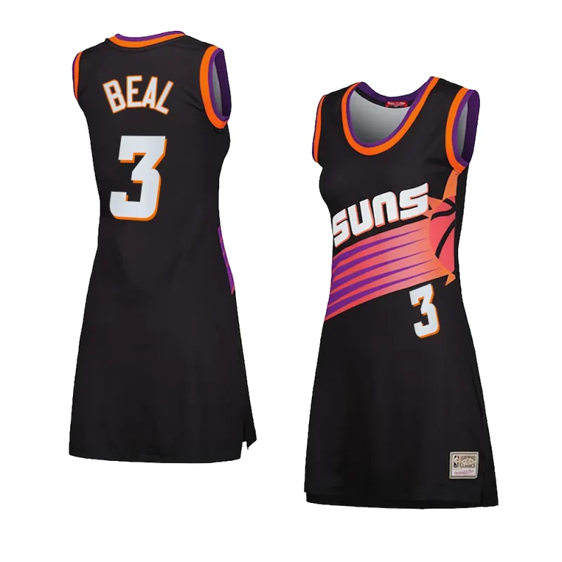 women bradley beal black hardwood classics jersey