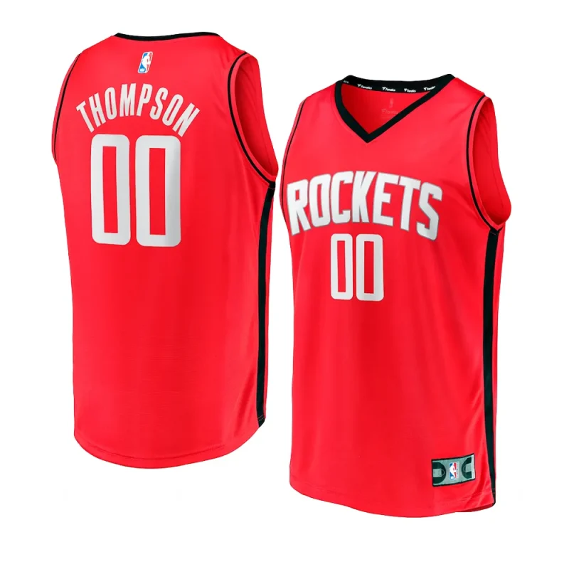 youth amen thompson rockets red 2023 nba draft jersey