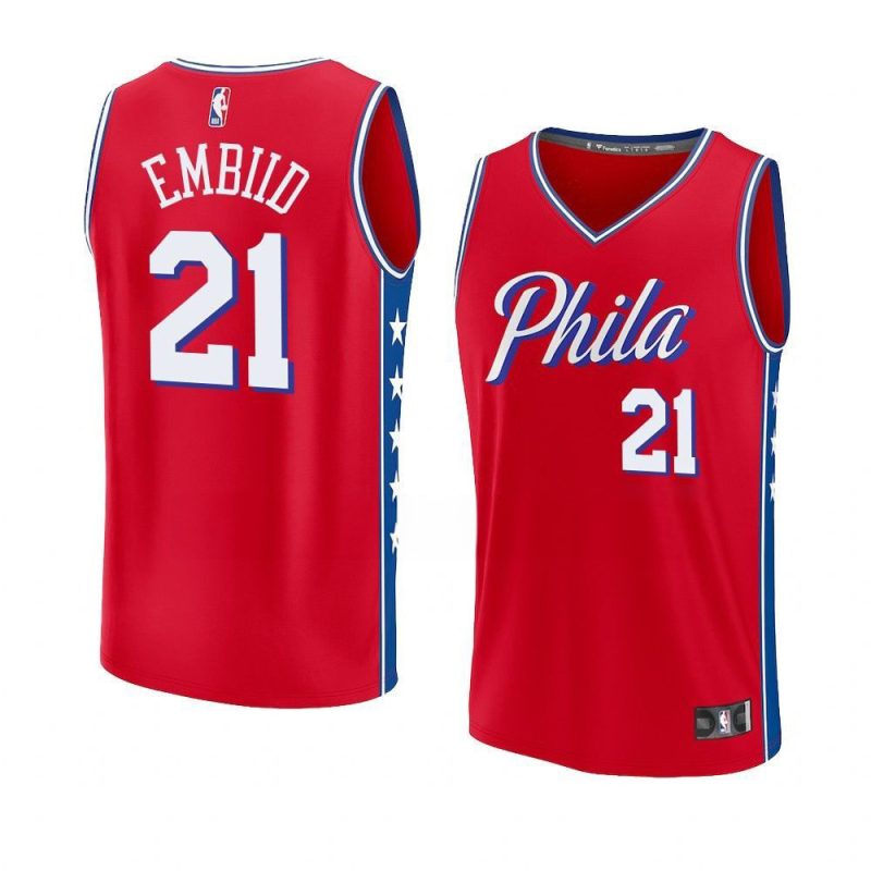 2022 2376ers joel embiid red fast break player yyth