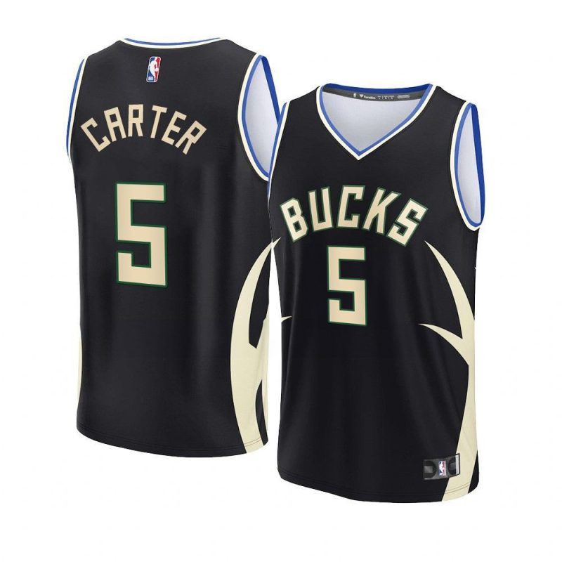 2022 23bucks jevon carter black fast break replica