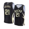 2022 23bucks jrue holiday black fast break replica