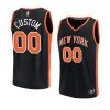 2022 23knicks custom black fastbreak city edition j