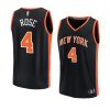 2022 23knicks derrick rose black fastbreak city edi