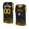 2022 23warriors custom black fastbreak city edition yythkg