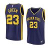 2022 23warriors draymond green navy fast break repl